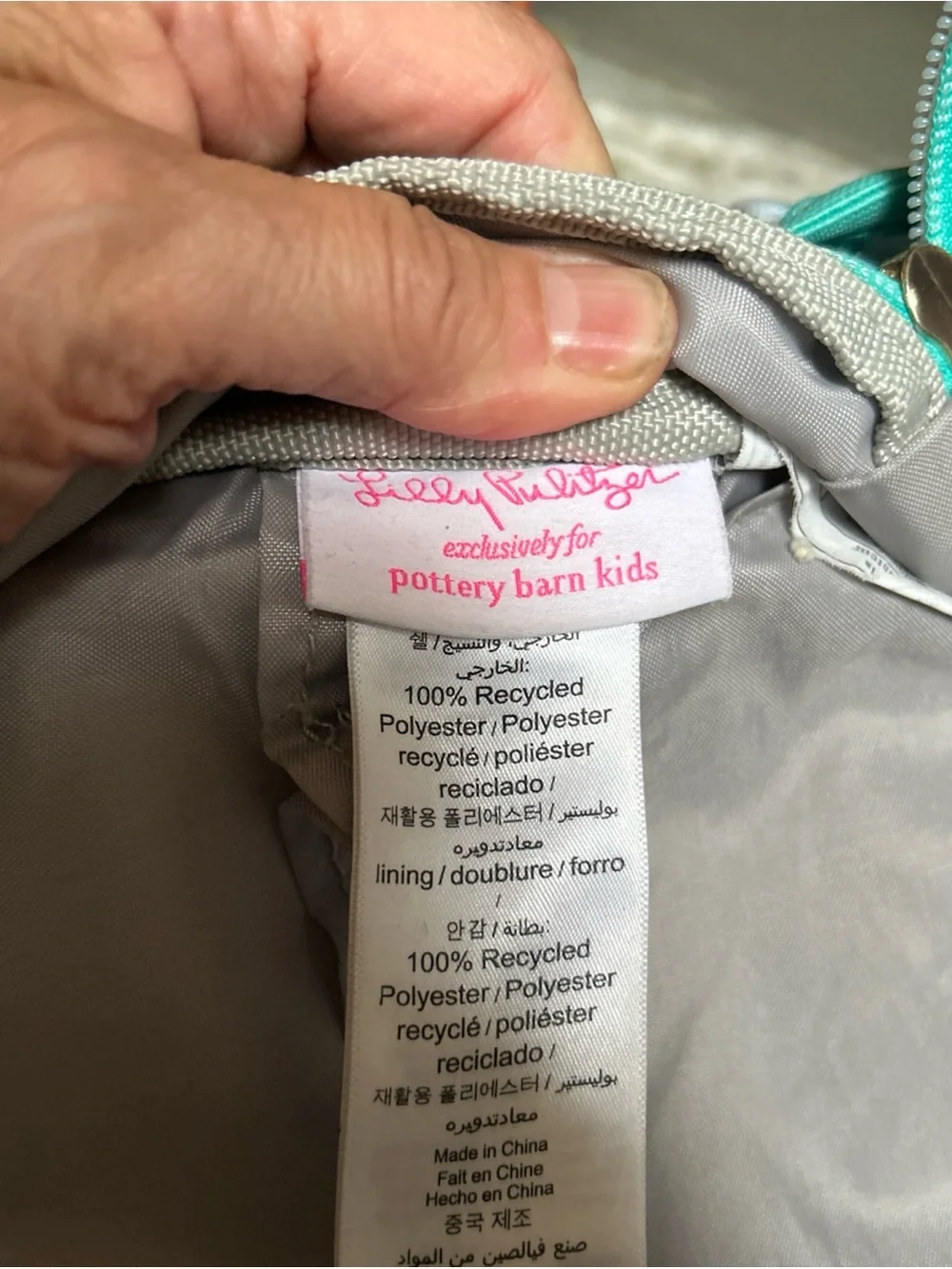 Lilly Pulitzer x Pottery Barn Kids Mackenzie Girls  Backpack Unicorn in Bloom